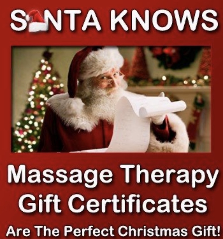 Massage Therapy T Card The Perfect Christmas T Mike Gillis Rmt Moncton Massage Therapy
